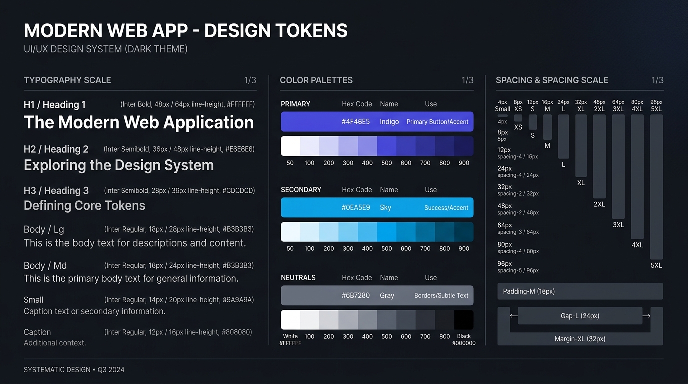 Design Tokens Snippet